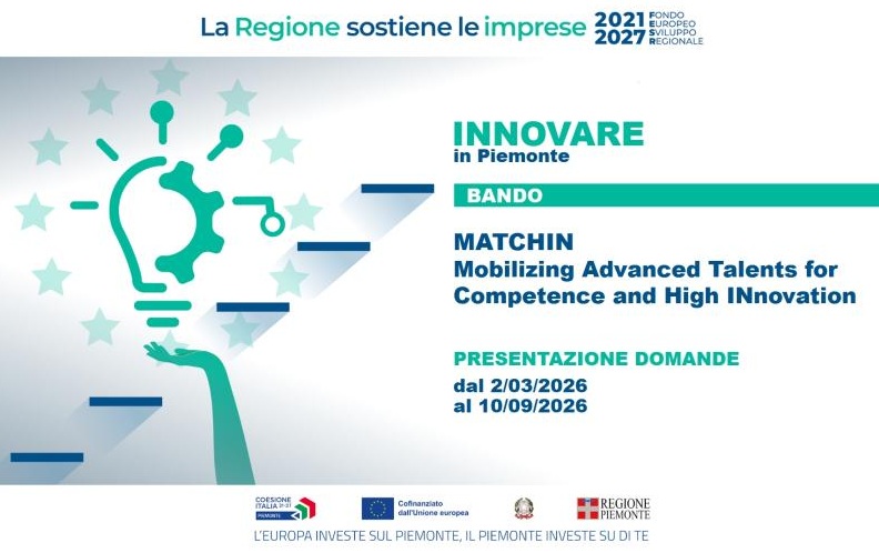 Bando MATCHIN 2026: rafforzare la capacità d'innovazione delle PMI